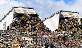 Our product lowers ladfill waste